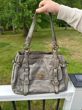 Coach 12705 Leather Legacy Garcia Shoulder Messenger Style Bag